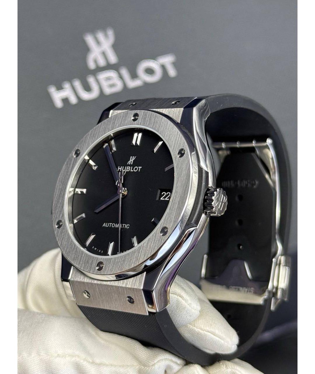 HUBLOT Черные часы, фото 4