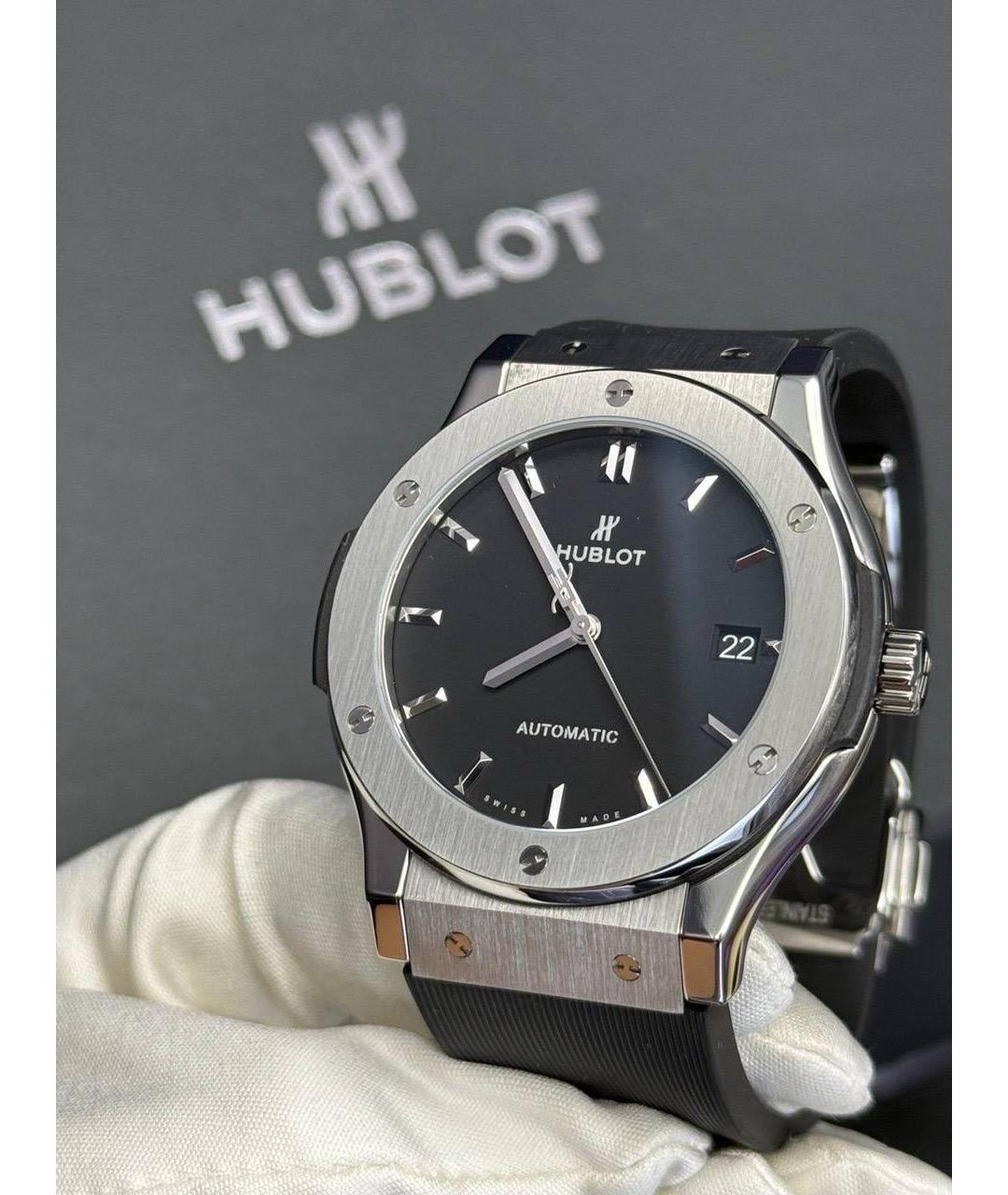 HUBLOT Черные часы, фото 5