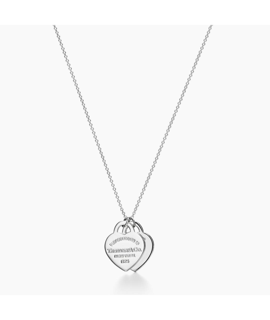TIFFANY&CO Бирюзовое серебряное колье, фото 3