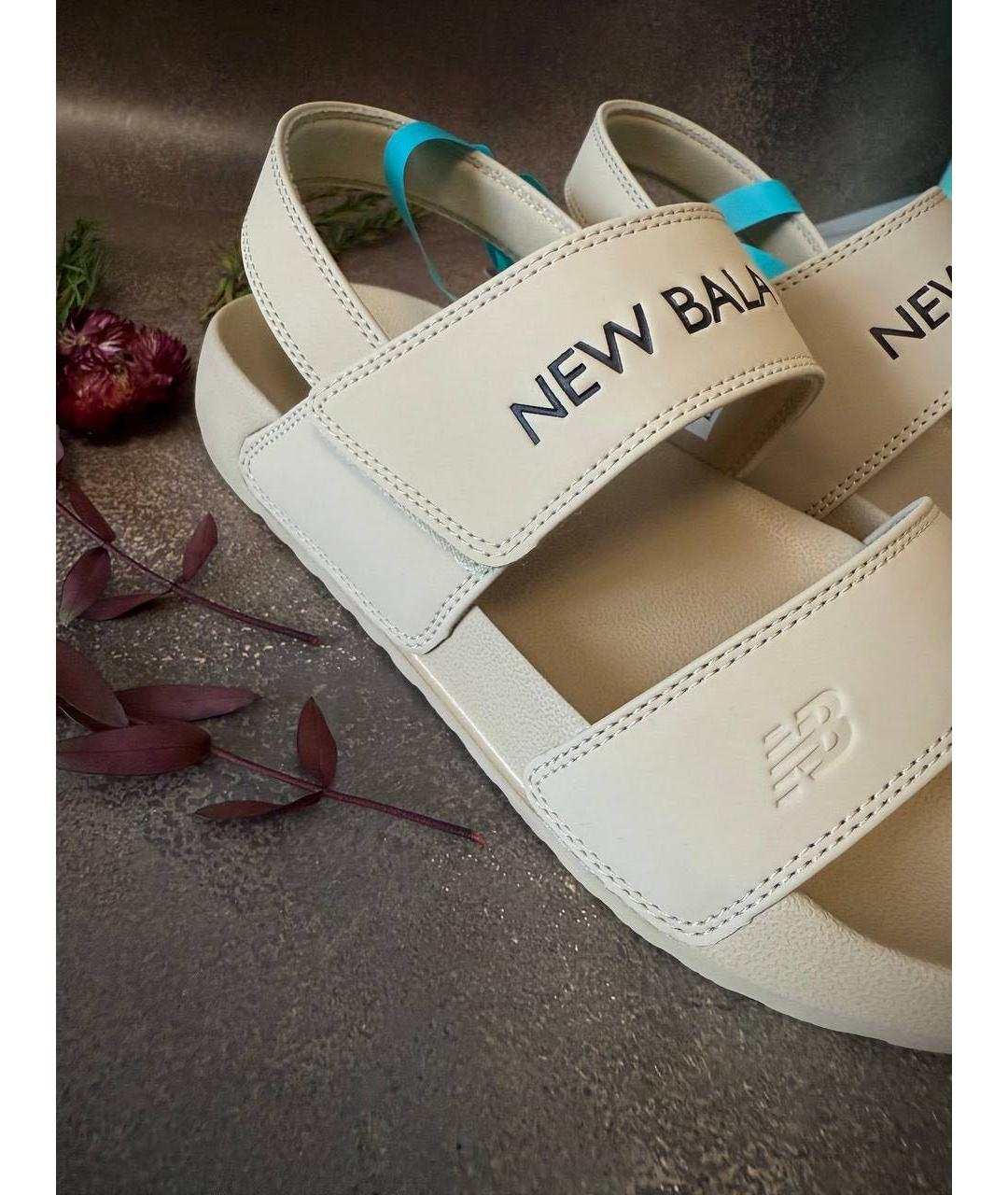 NEW BALANCE Бежевые сандалии, фото 4