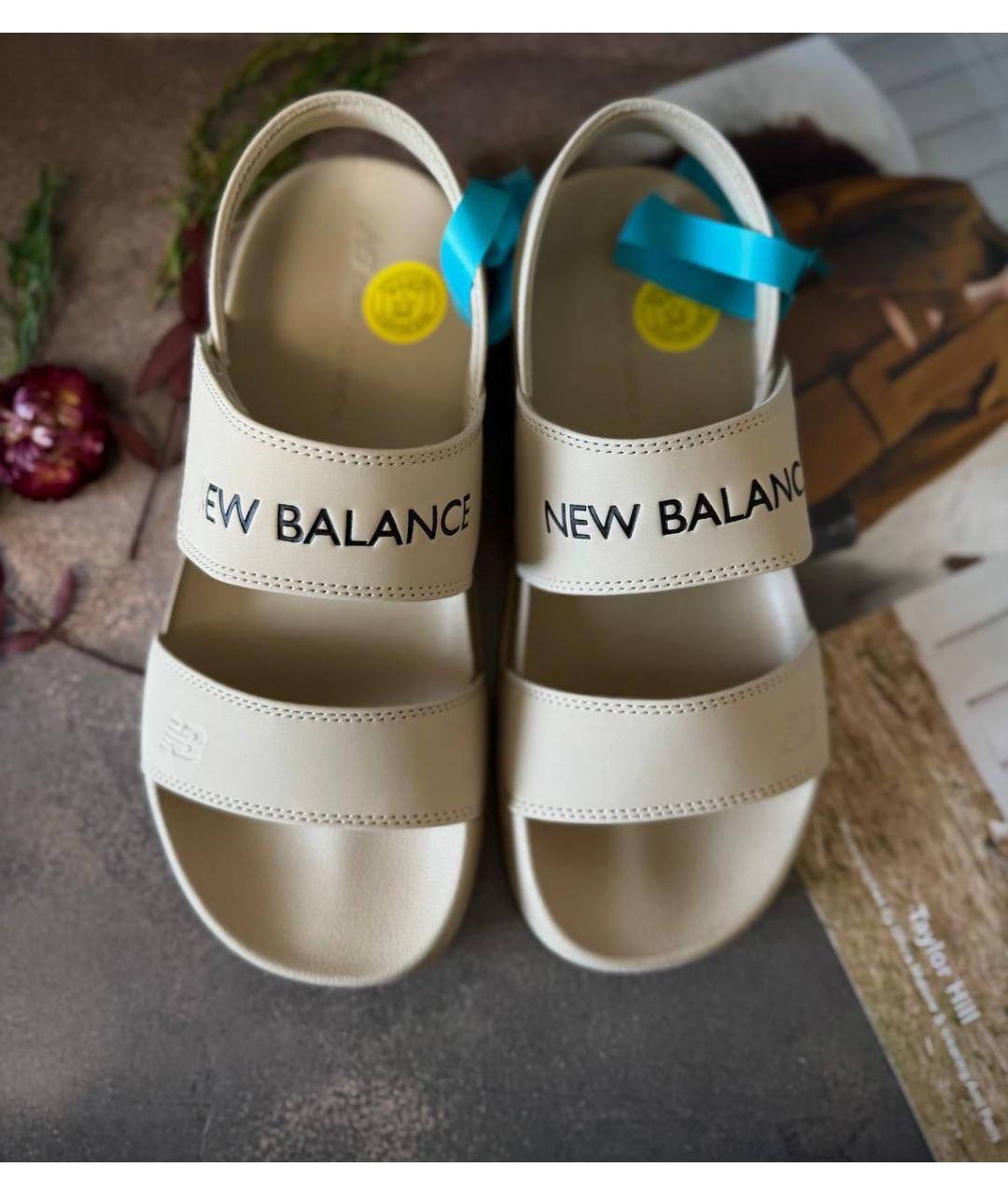 NEW BALANCE Бежевые сандалии, фото 2