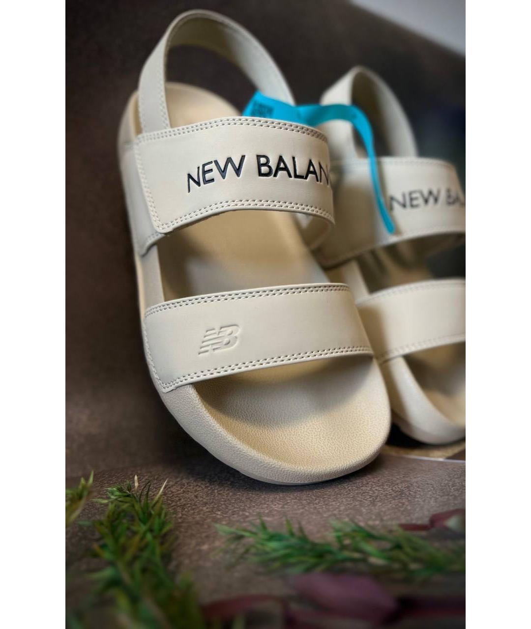 NEW BALANCE Бежевые сандалии, фото 5