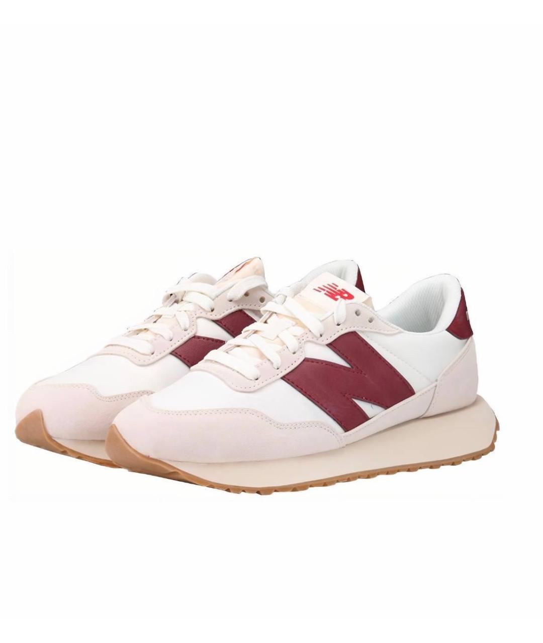 NEW BALANCE Бежевые замшевые кроссовки, фото 6
