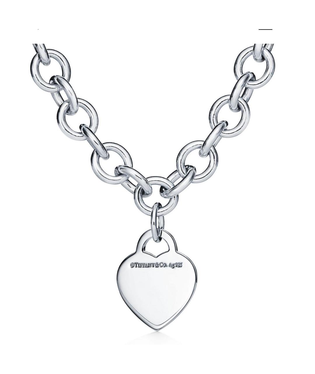 TIFFANY&CO Серебряное серебряное колье, фото 3