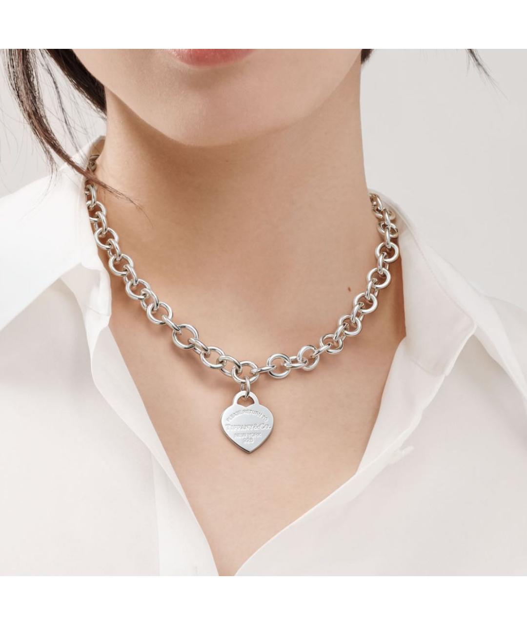 TIFFANY&CO Серебряное серебряное колье, фото 2