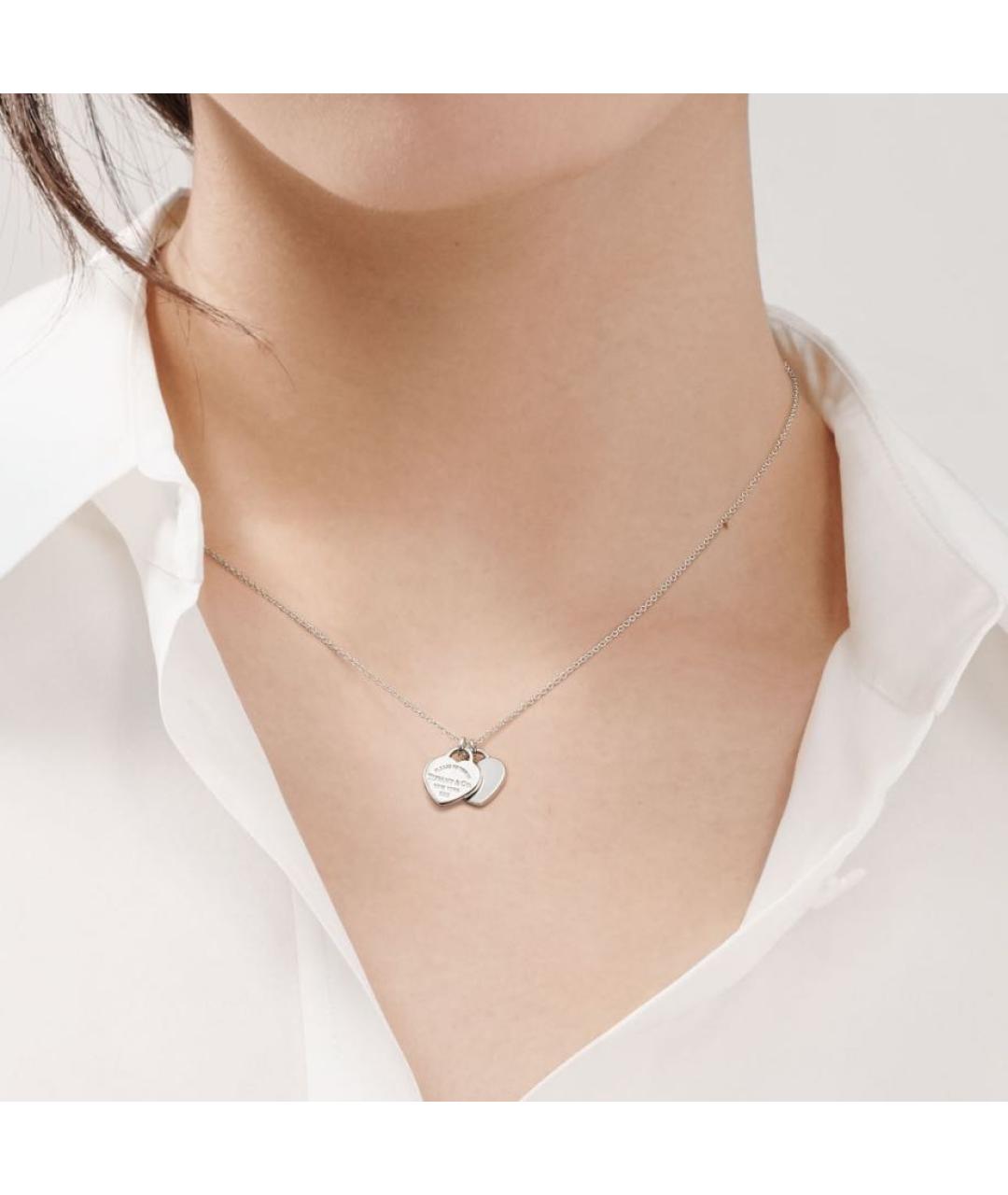 TIFFANY&CO Серебряное серебряное колье, фото 3