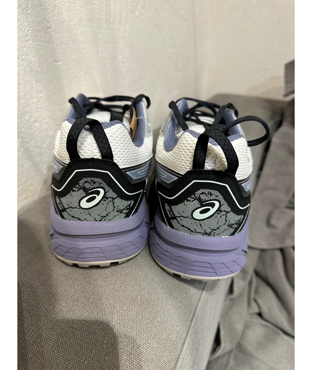 ASICS Белые текстильные низкие кроссовки / кеды, фото 3