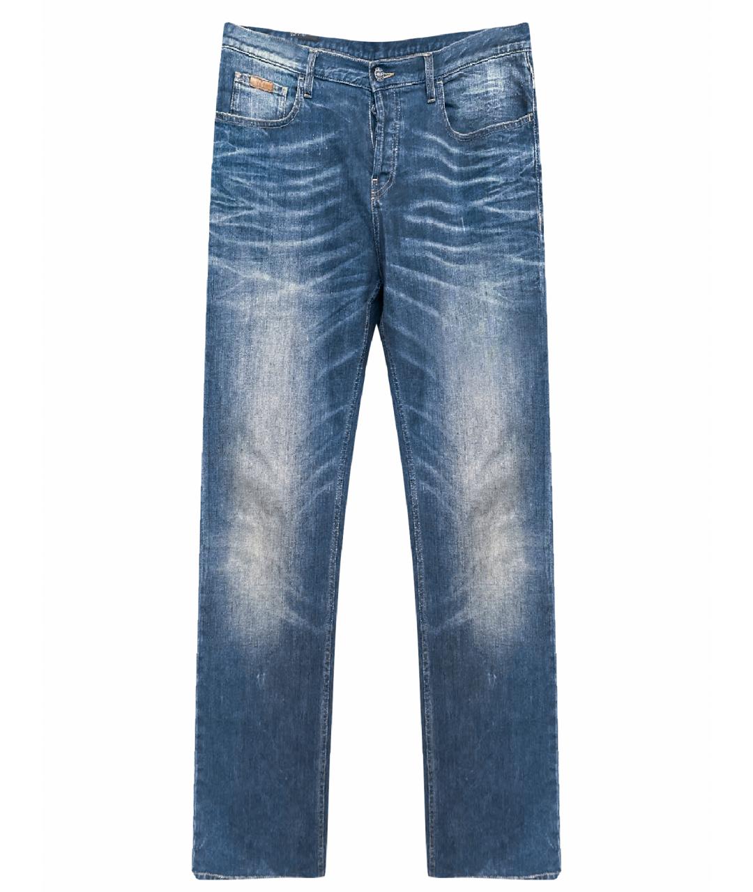 GUCCI Хлопковые прямые джинсы, фото 1
