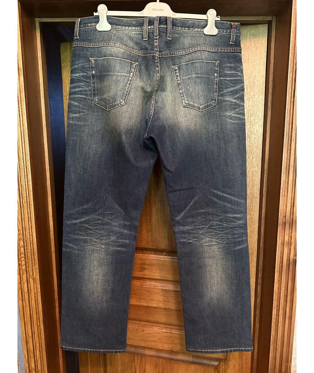 GUCCI Хлопковые прямые джинсы, фото 2