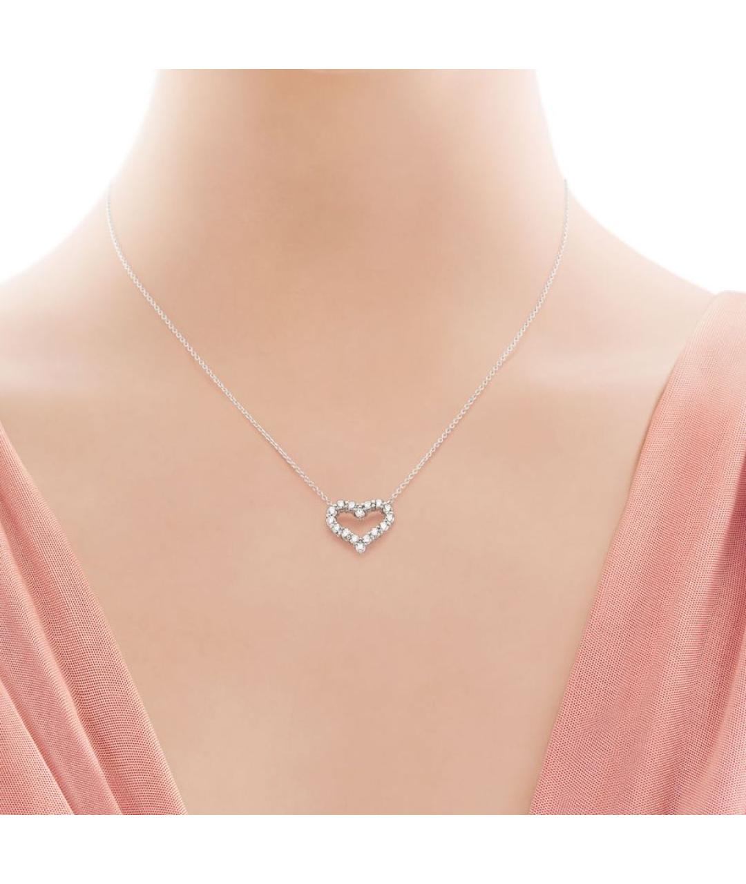 TIFFANY&CO Серебряное платиновое колье, фото 2
