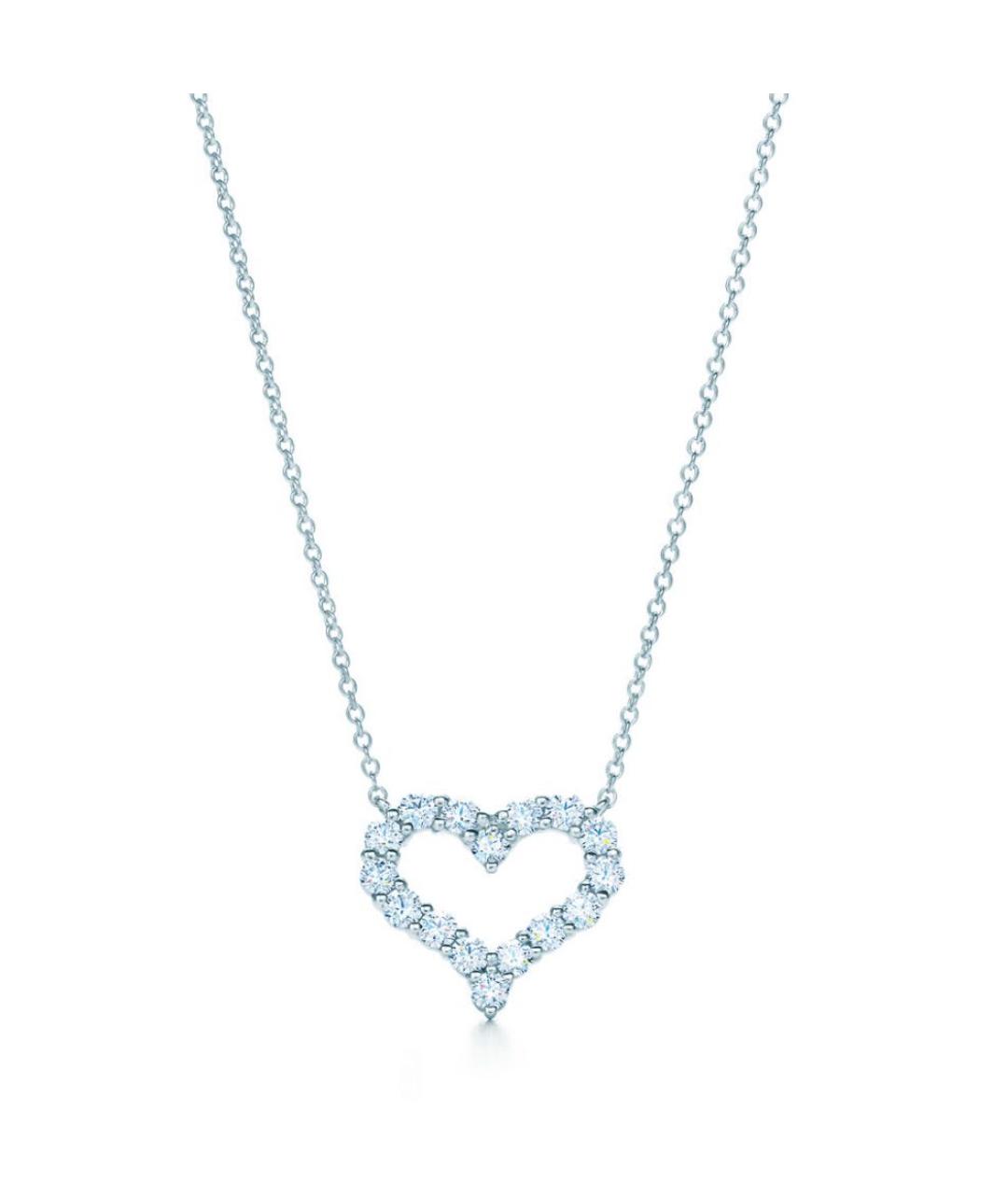 TIFFANY&CO Серебряное платиновое колье, фото 1