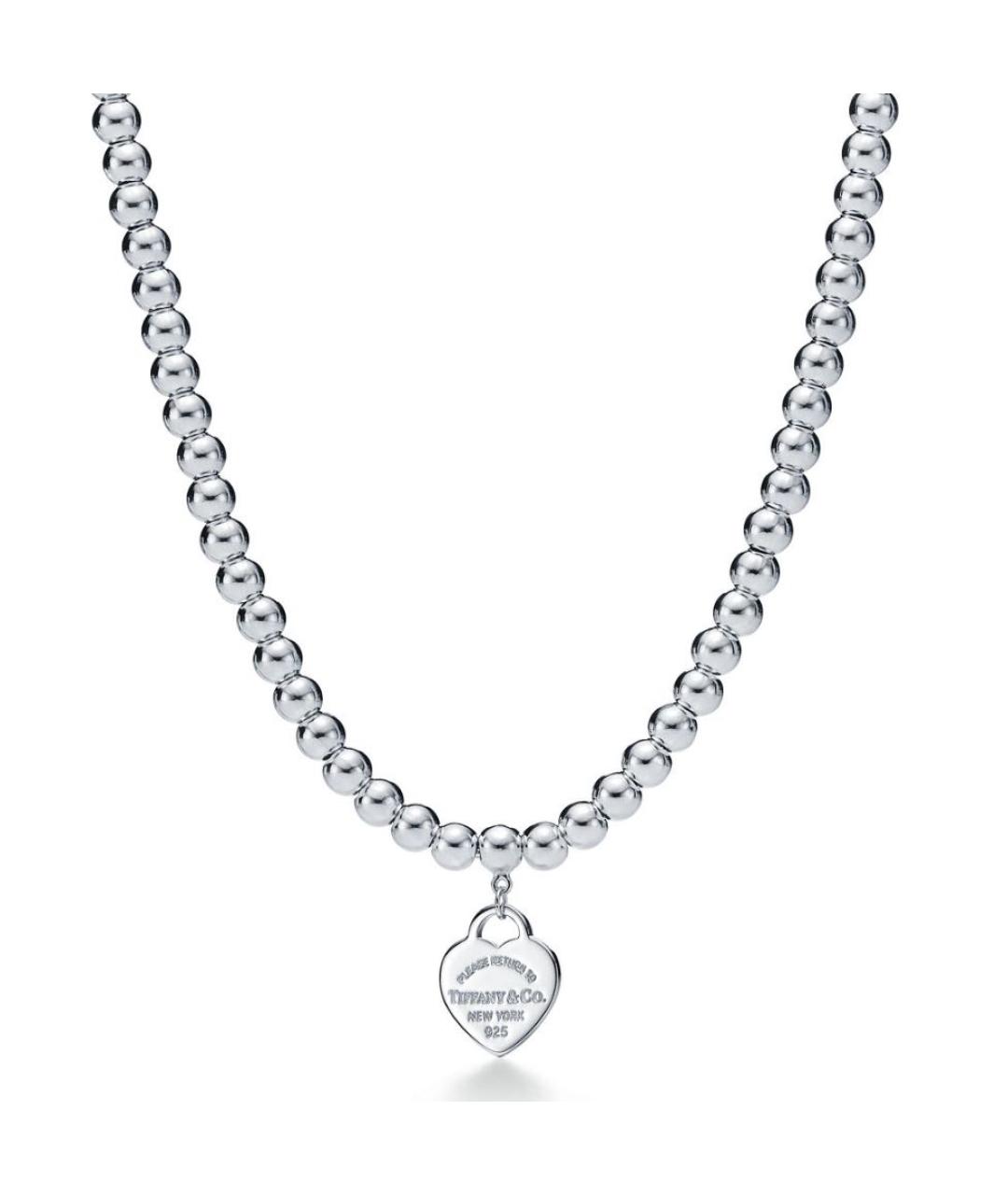 TIFFANY&CO Бирюзовое серебряное колье, фото 3