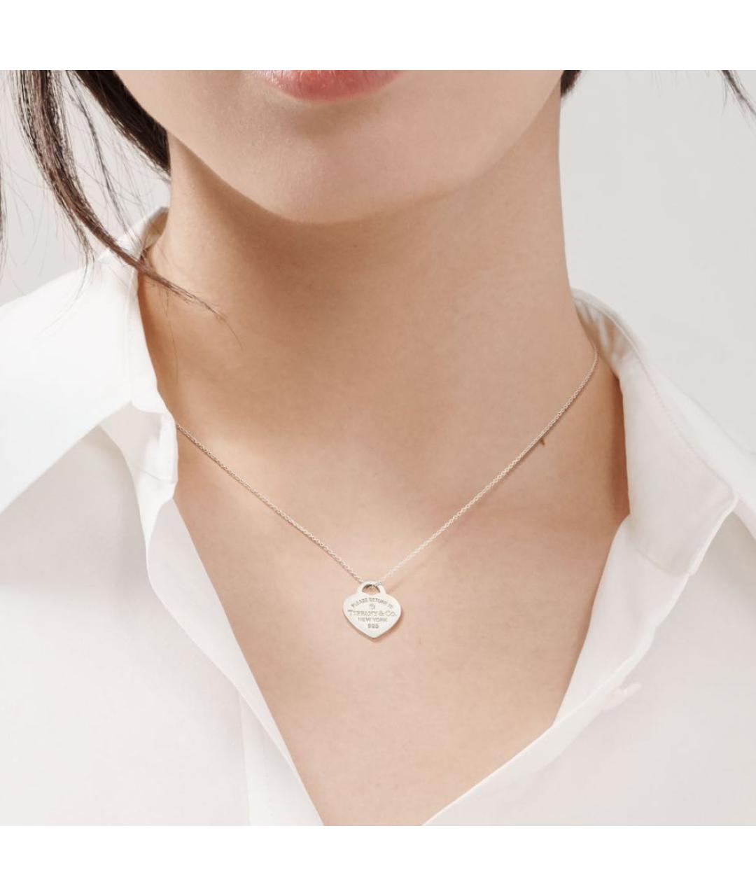 TIFFANY&CO Серебряное серебряное колье, фото 2