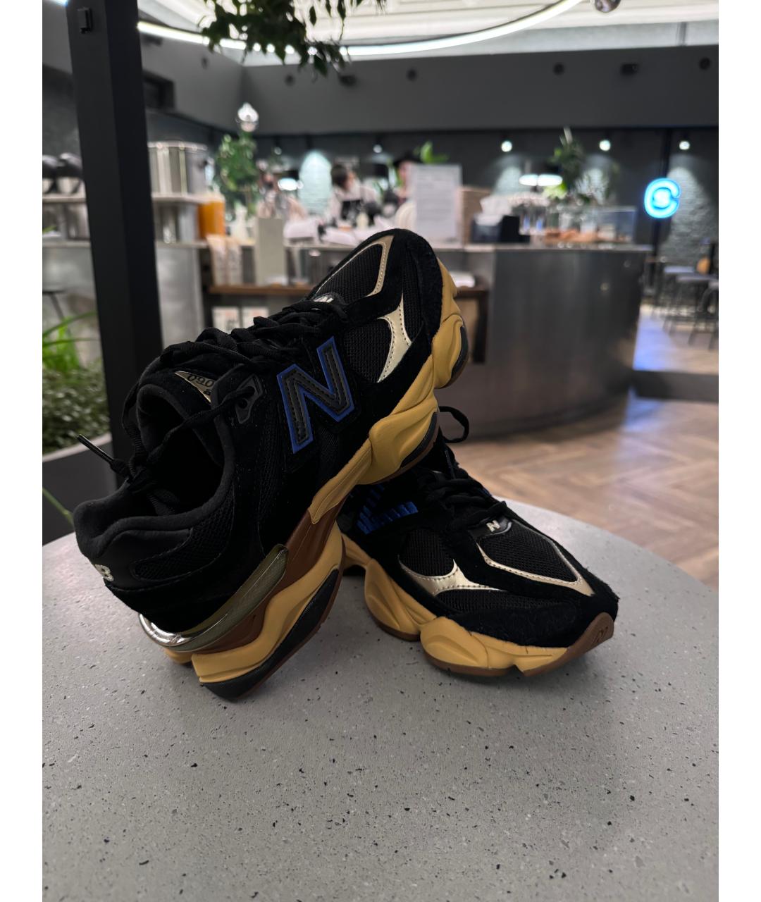 NEW BALANCE Черные замшевые кроссовки, фото 4