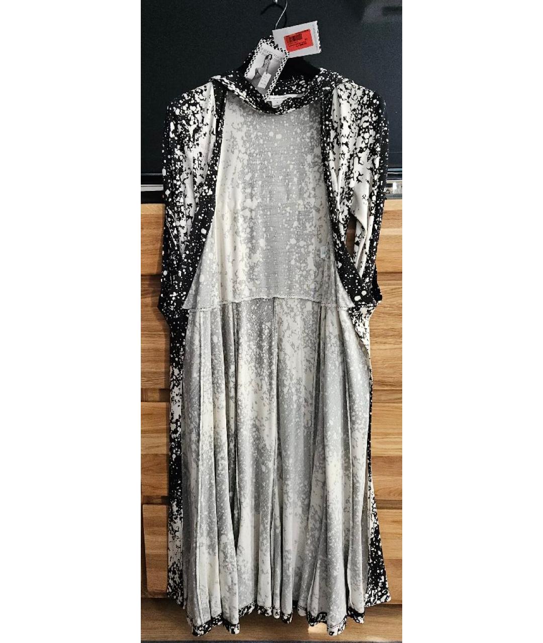 DIANE VON FURSTENBERG Мульти шелковое повседневное платье, фото 4