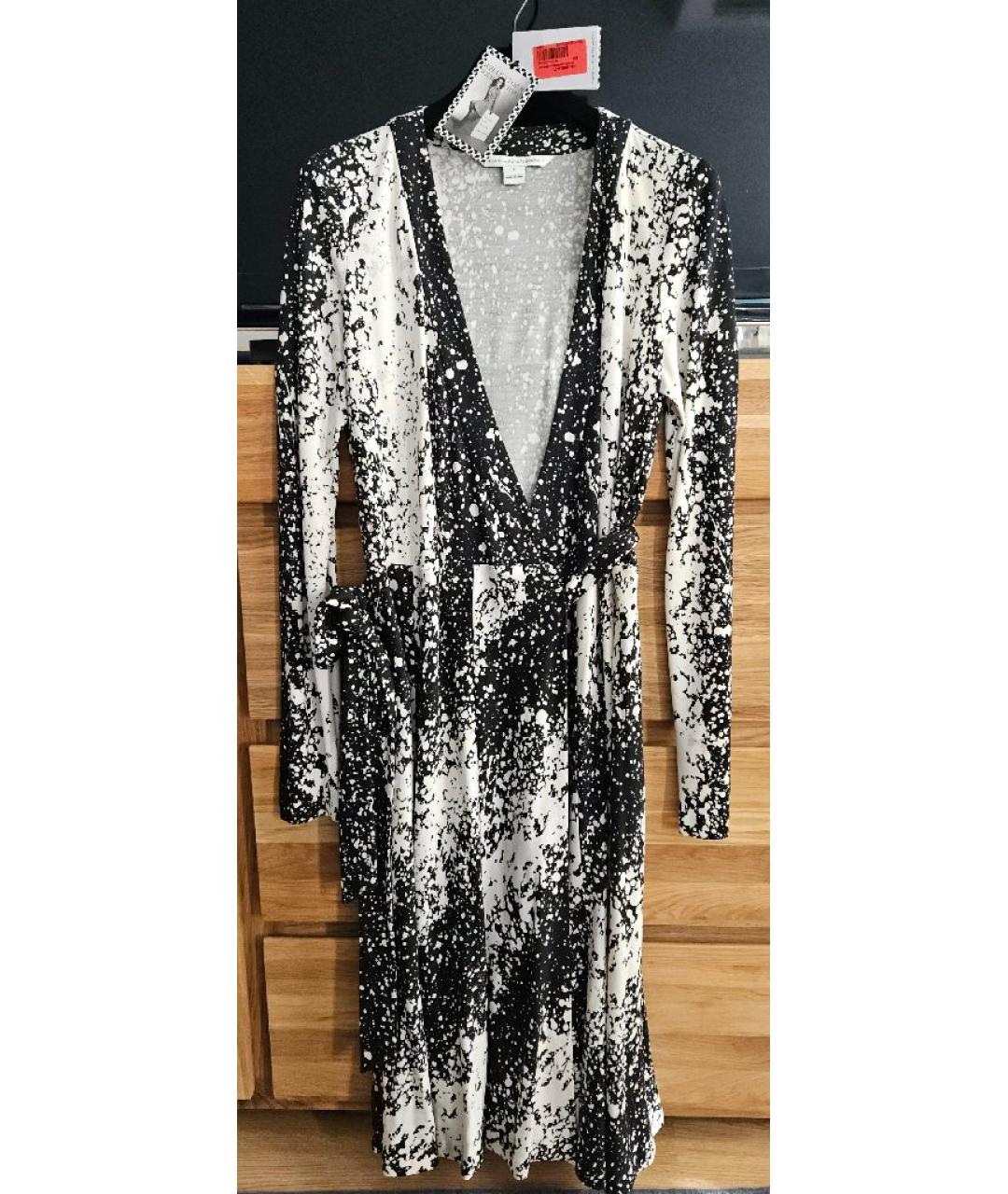 DIANE VON FURSTENBERG Мульти шелковое повседневное платье, фото 10