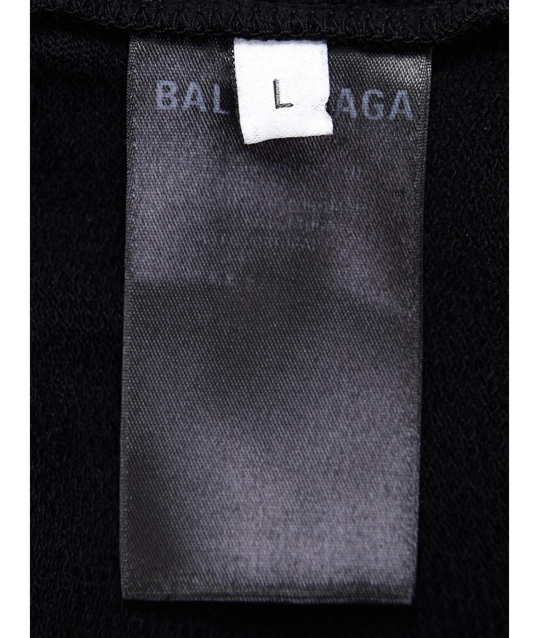 BALENCIAGA Черные хлопковые повседневные брюки, фото 7