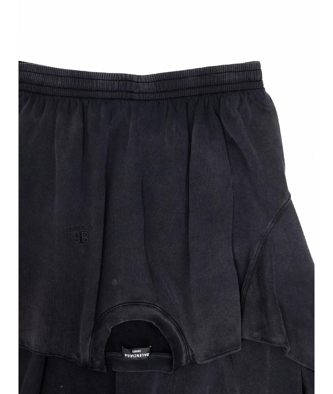BALENCIAGA Черные хлопковые повседневные брюки, фото 6