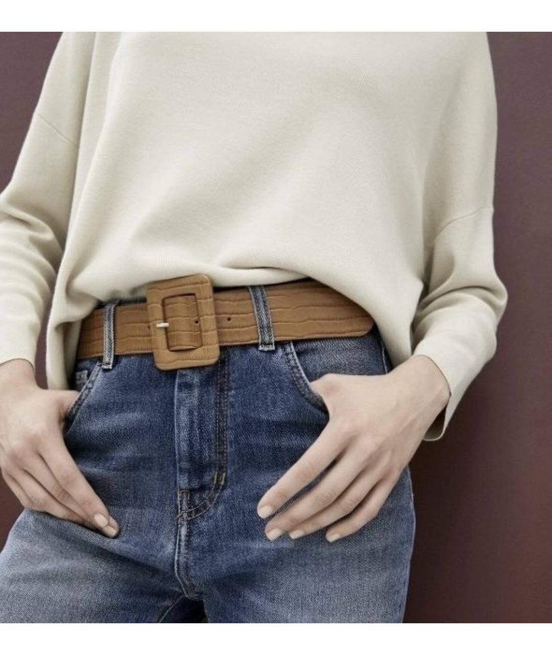 WEEKEND MAX MARA Кожаный ремень, фото 6