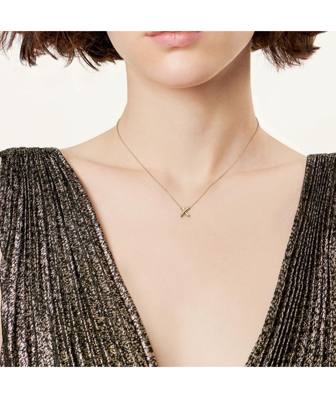 TIFFANY&CO Золотое колье из желтого золота, фото 2