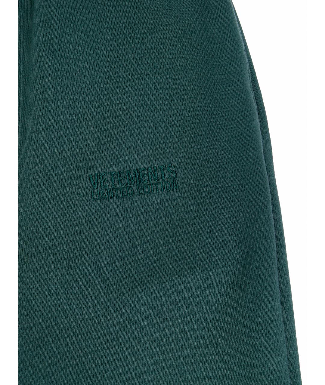 VETEMENTS Зеленые повседневные брюки, фото 4