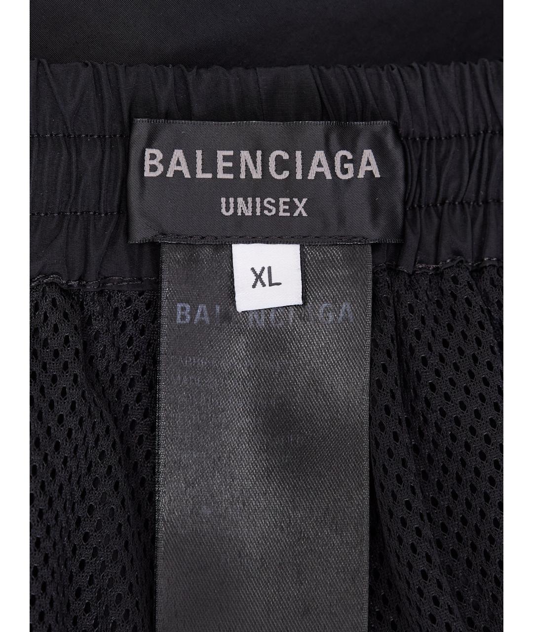 BALENCIAGA Черные хлопковые повседневные брюки, фото 5