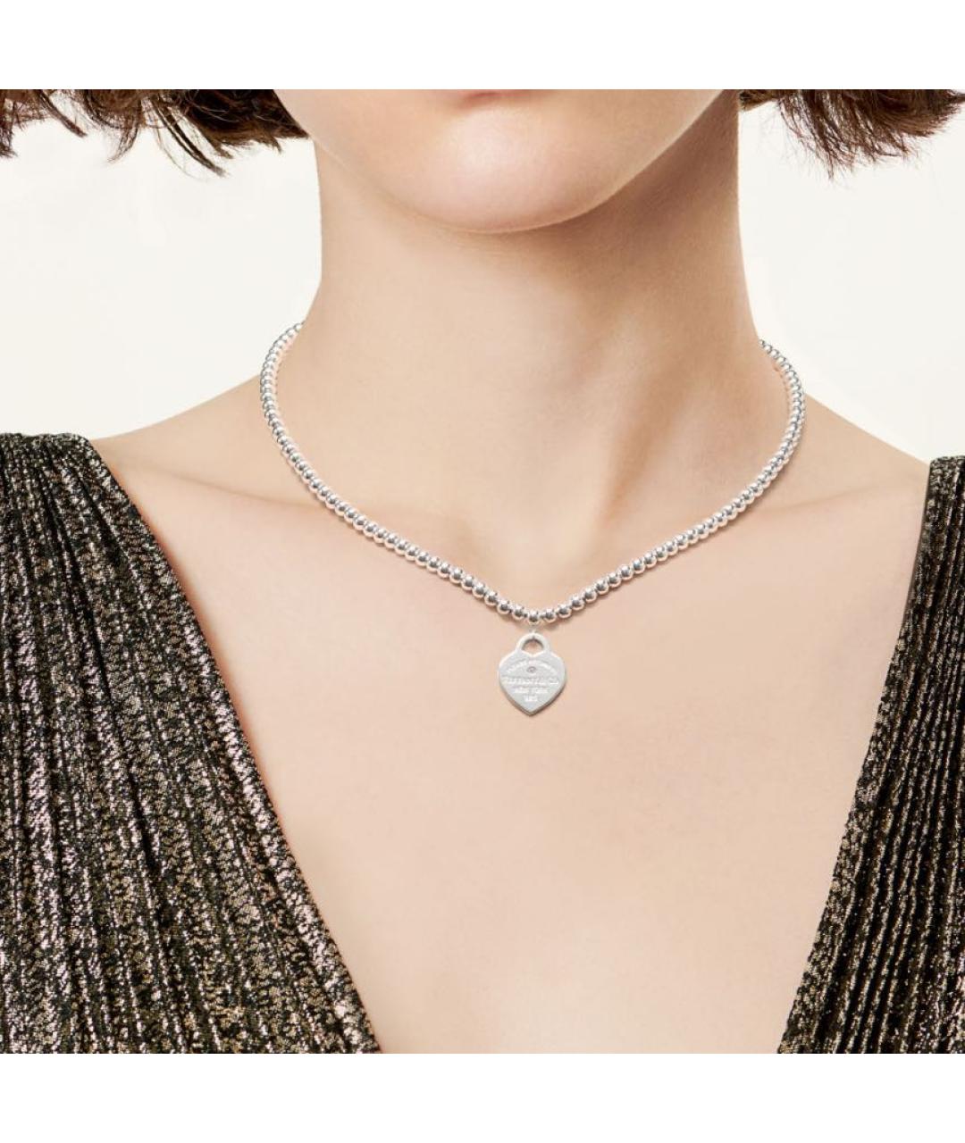 TIFFANY&CO Серебряное серебряное колье, фото 2
