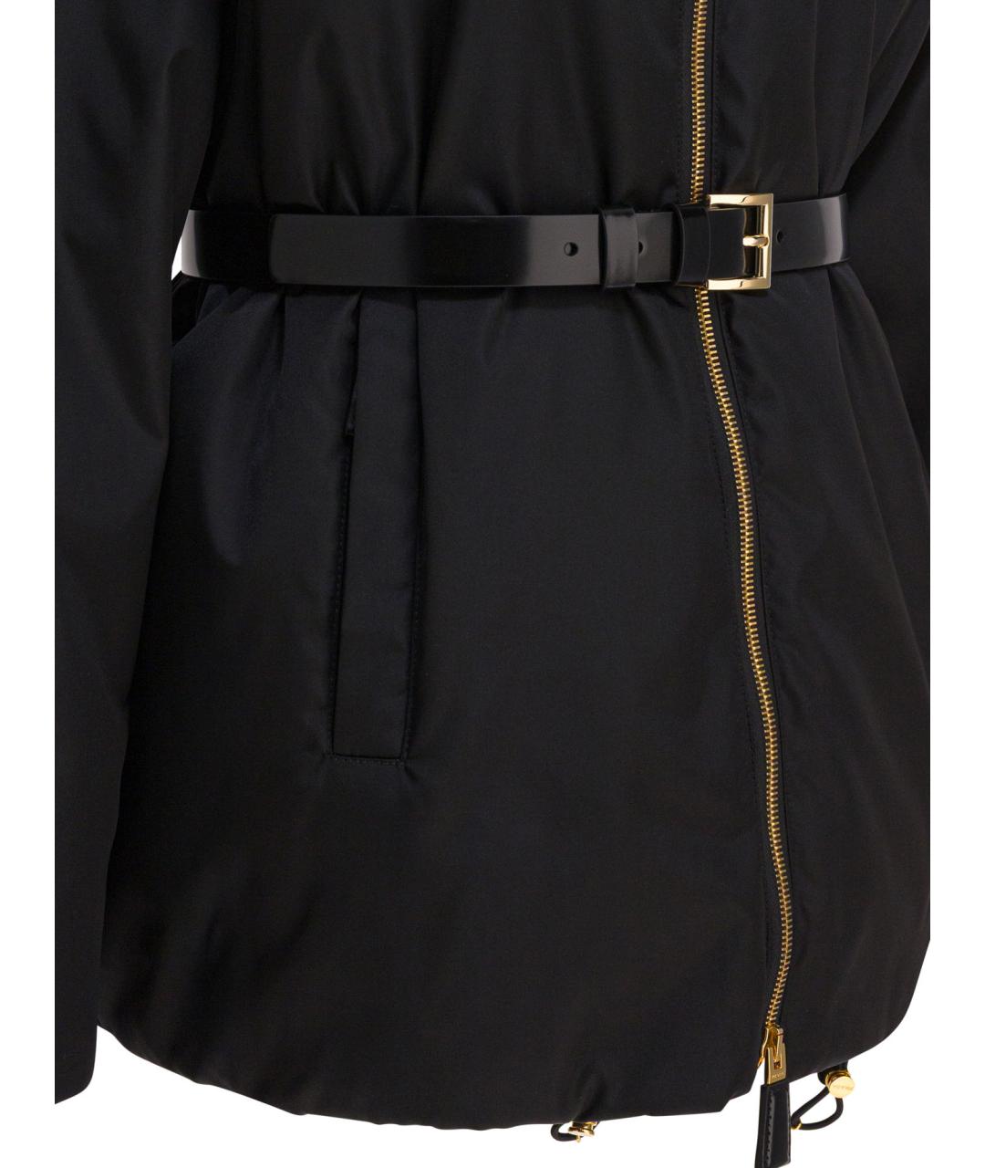 PRADA Черная полиамидовая куртка, фото 2