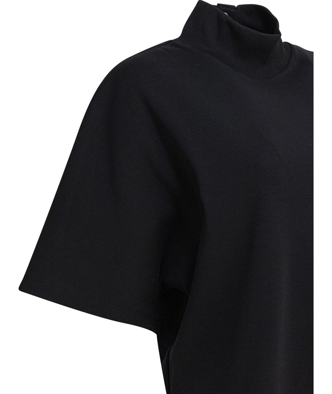ALAIA Черная хлопковая футболка, фото 4