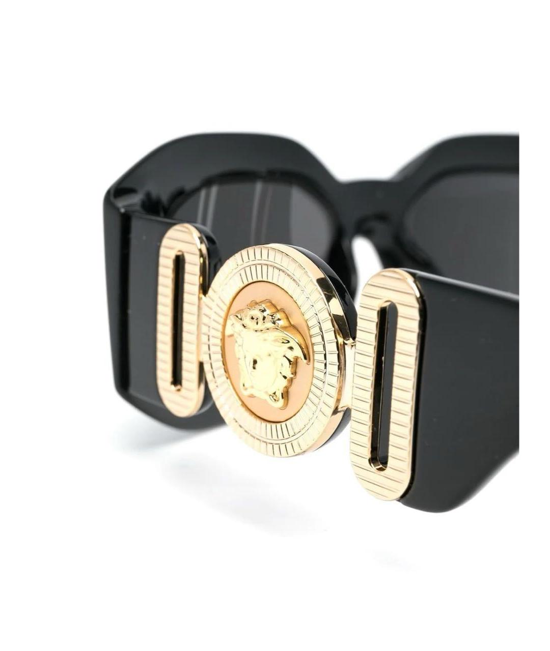 VERSACE Черные солнцезащитные очки, фото 3