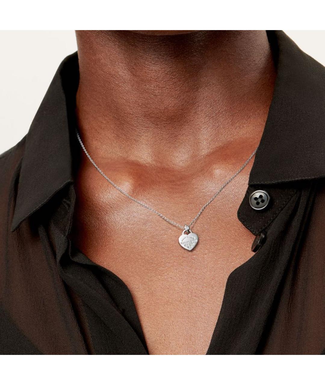 TIFFANY&CO Серебряное серебряное колье, фото 3