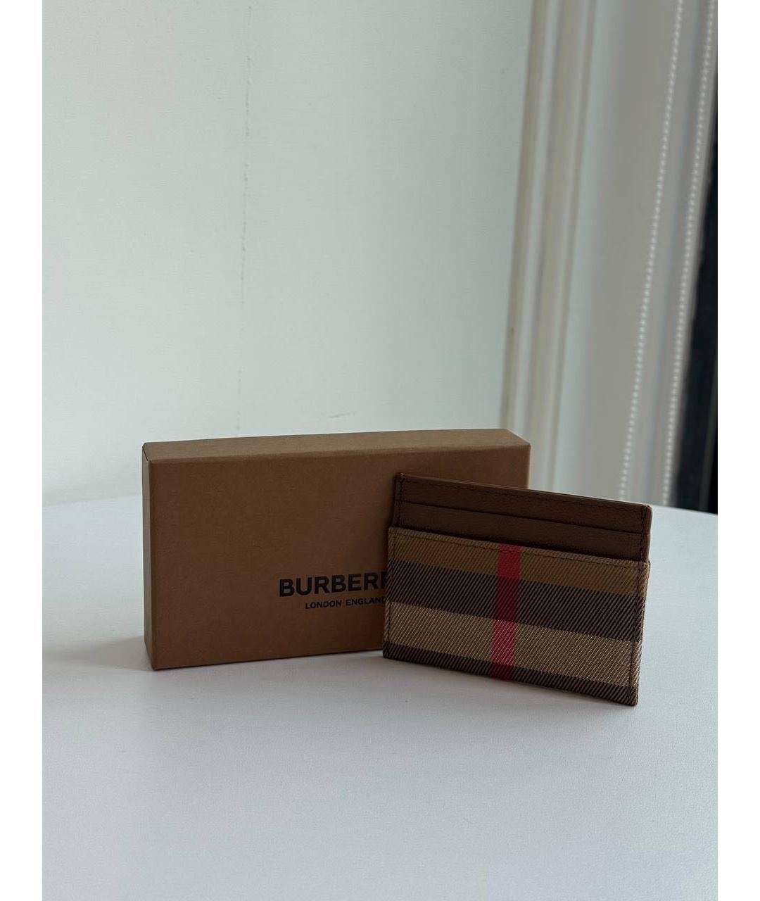 BURBERRY Бежевый кардхолдер, фото 4
