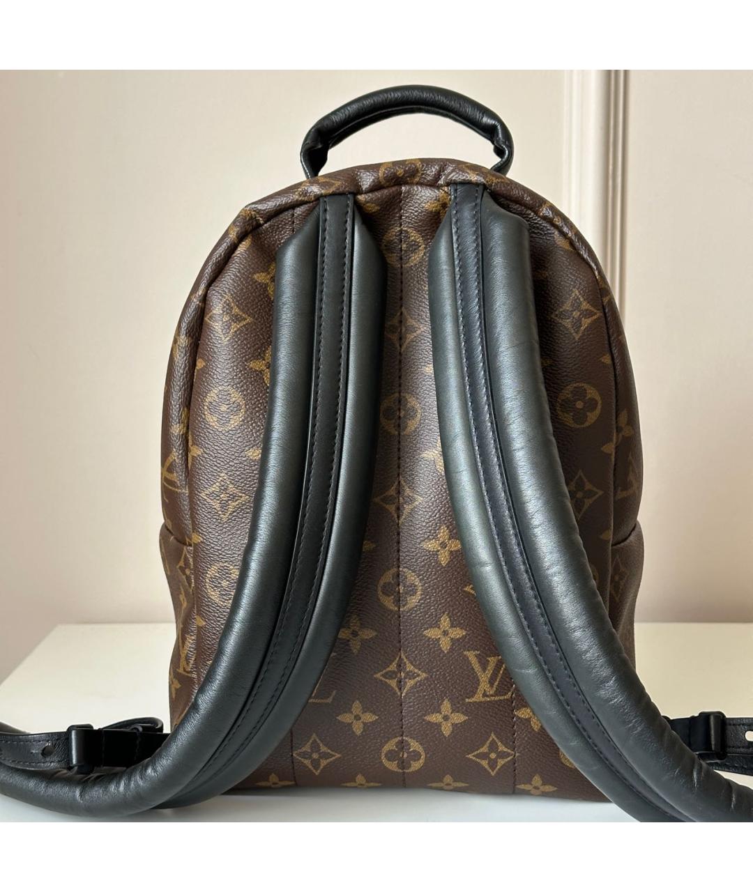 LOUIS VUITTON Коричневый кожаный рюкзак, фото 2