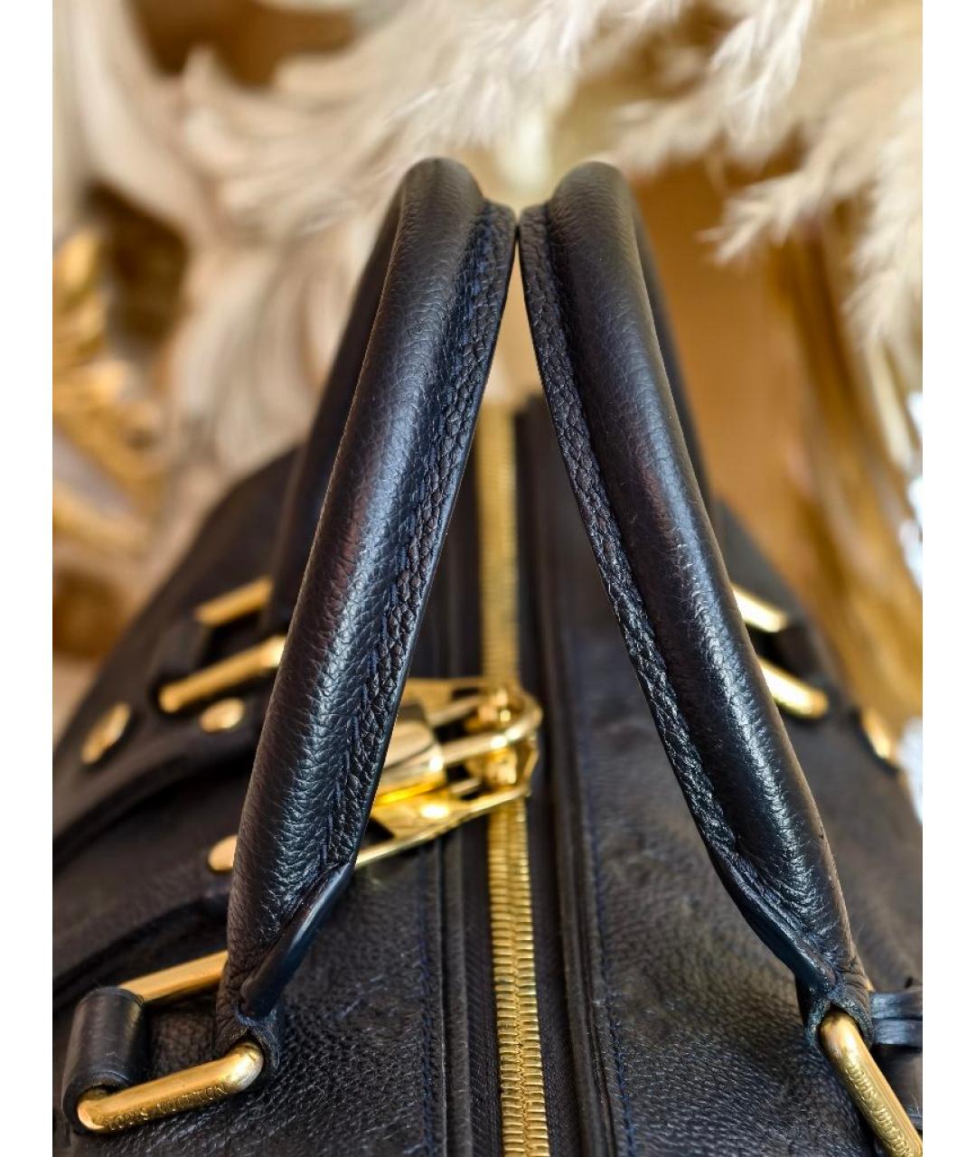 LOUIS VUITTON Кожаная сумка с короткими ручками, фото 7