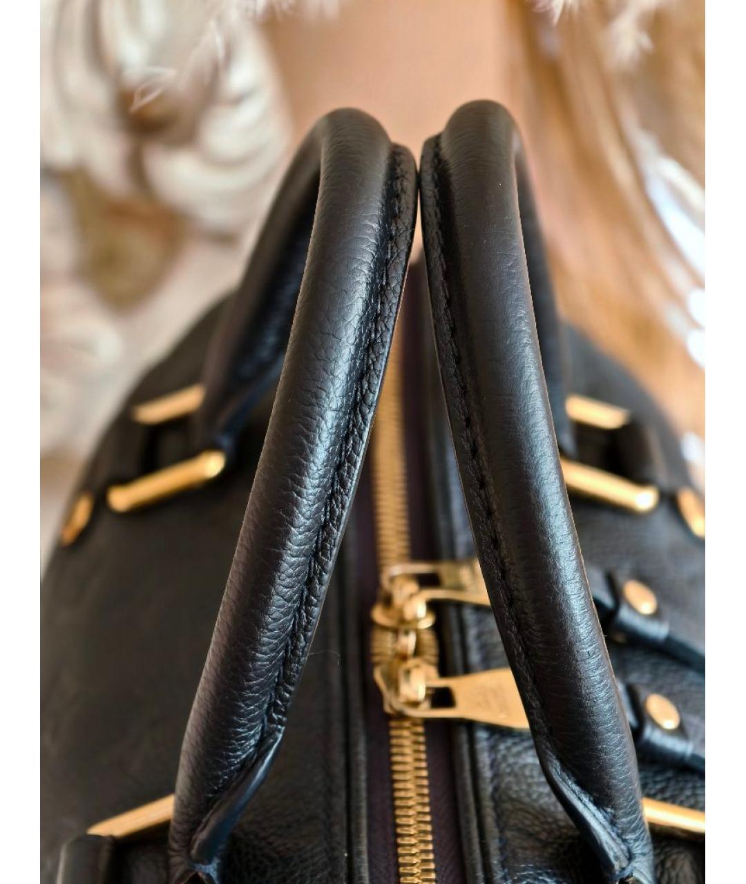 LOUIS VUITTON Кожаная сумка с короткими ручками, фото 8