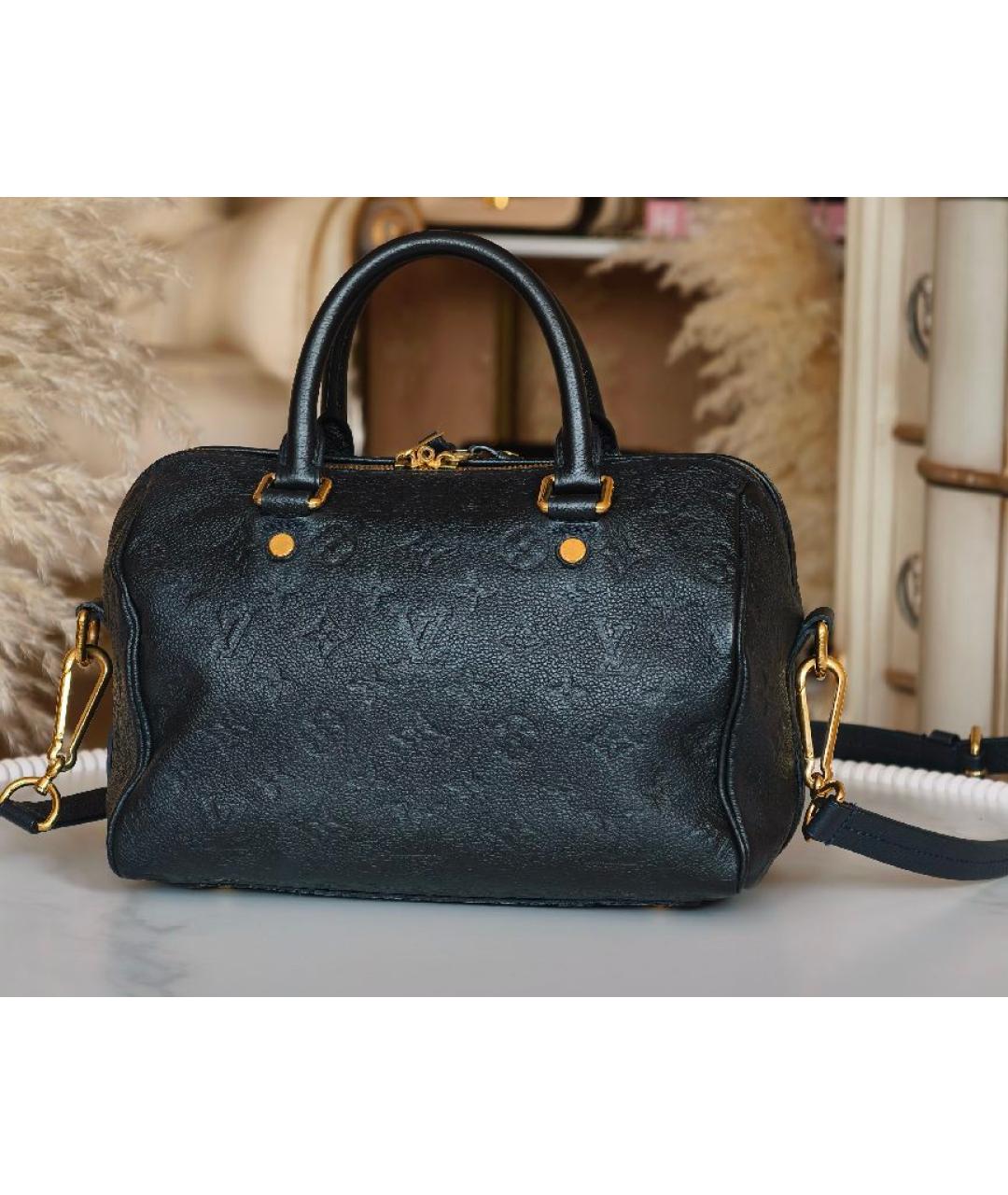 LOUIS VUITTON Кожаная сумка с короткими ручками, фото 3