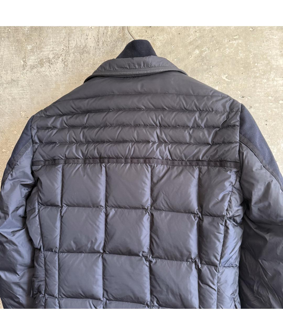 MONCLER Синяя полиамидовая куртка, фото 3