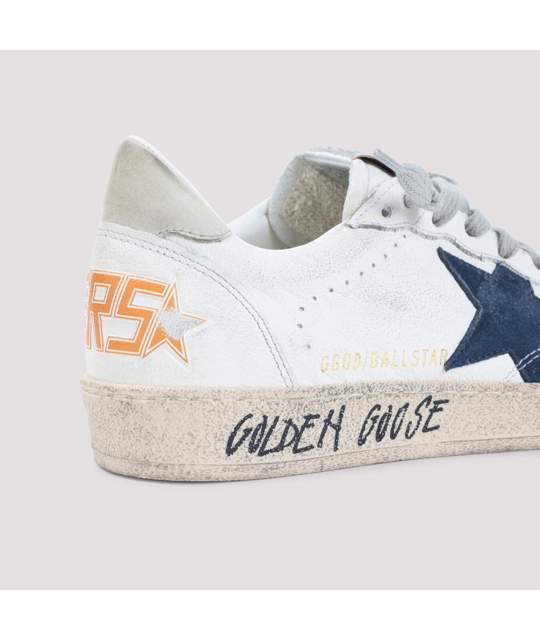 GOLDEN GOOSE DELUXE BRAND Мульти кожаные низкие кроссовки / кеды, фото 5