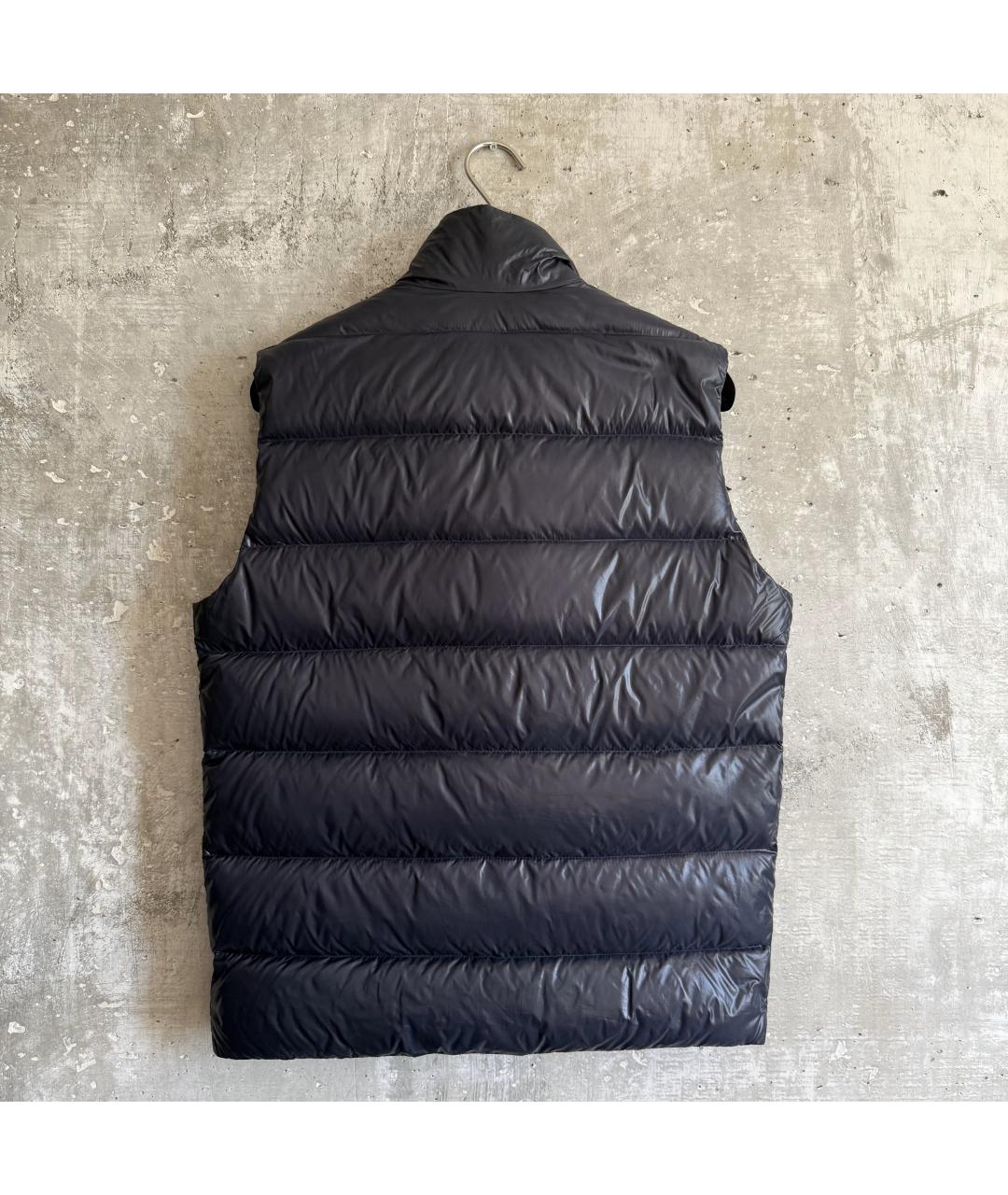 MONCLER Синий полиамидовый жилет, фото 2