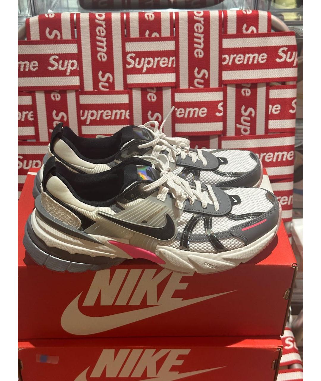 NIKE Серые текстильные кроссовки, фото 3