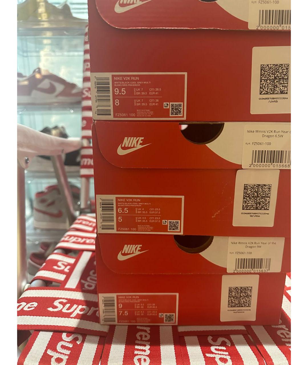 NIKE Серые текстильные кроссовки, фото 6