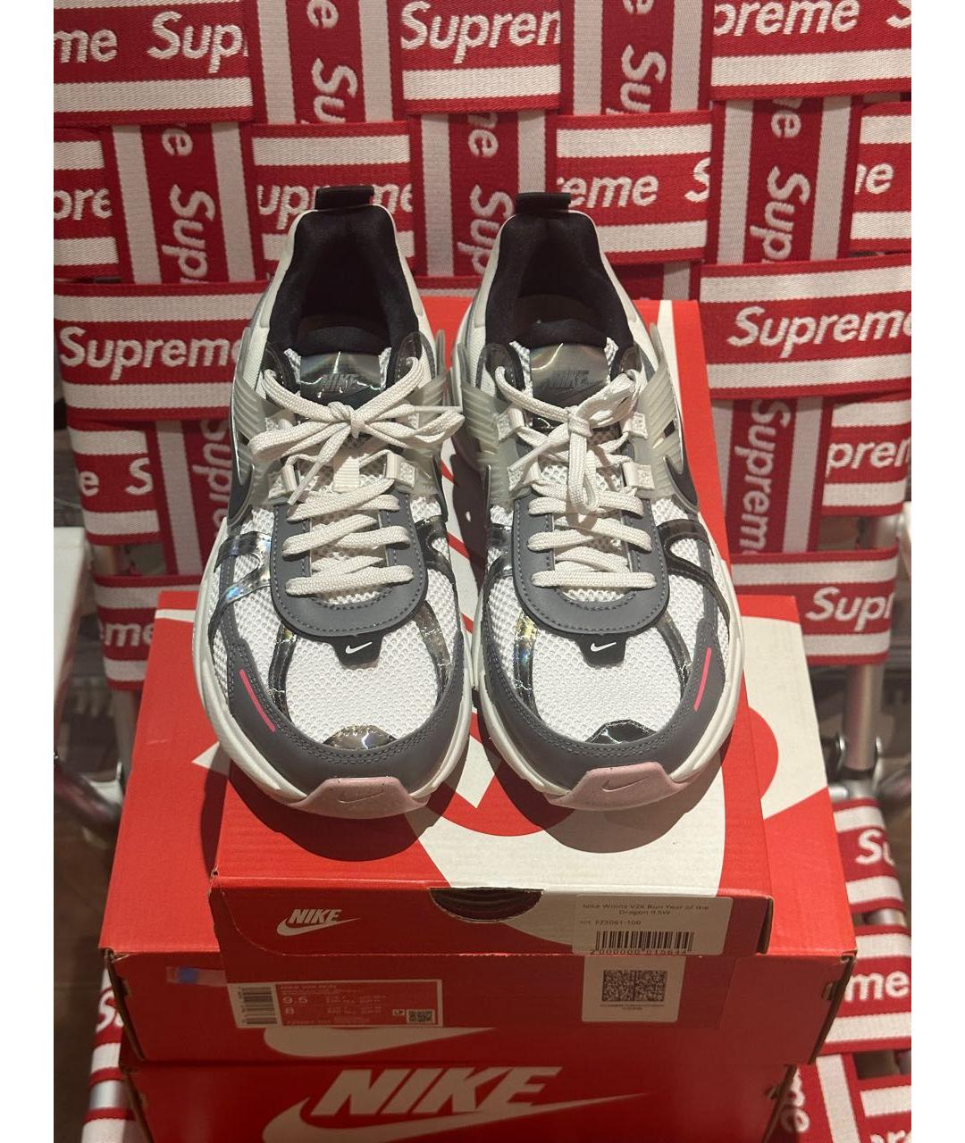 NIKE Серые текстильные кроссовки, фото 2