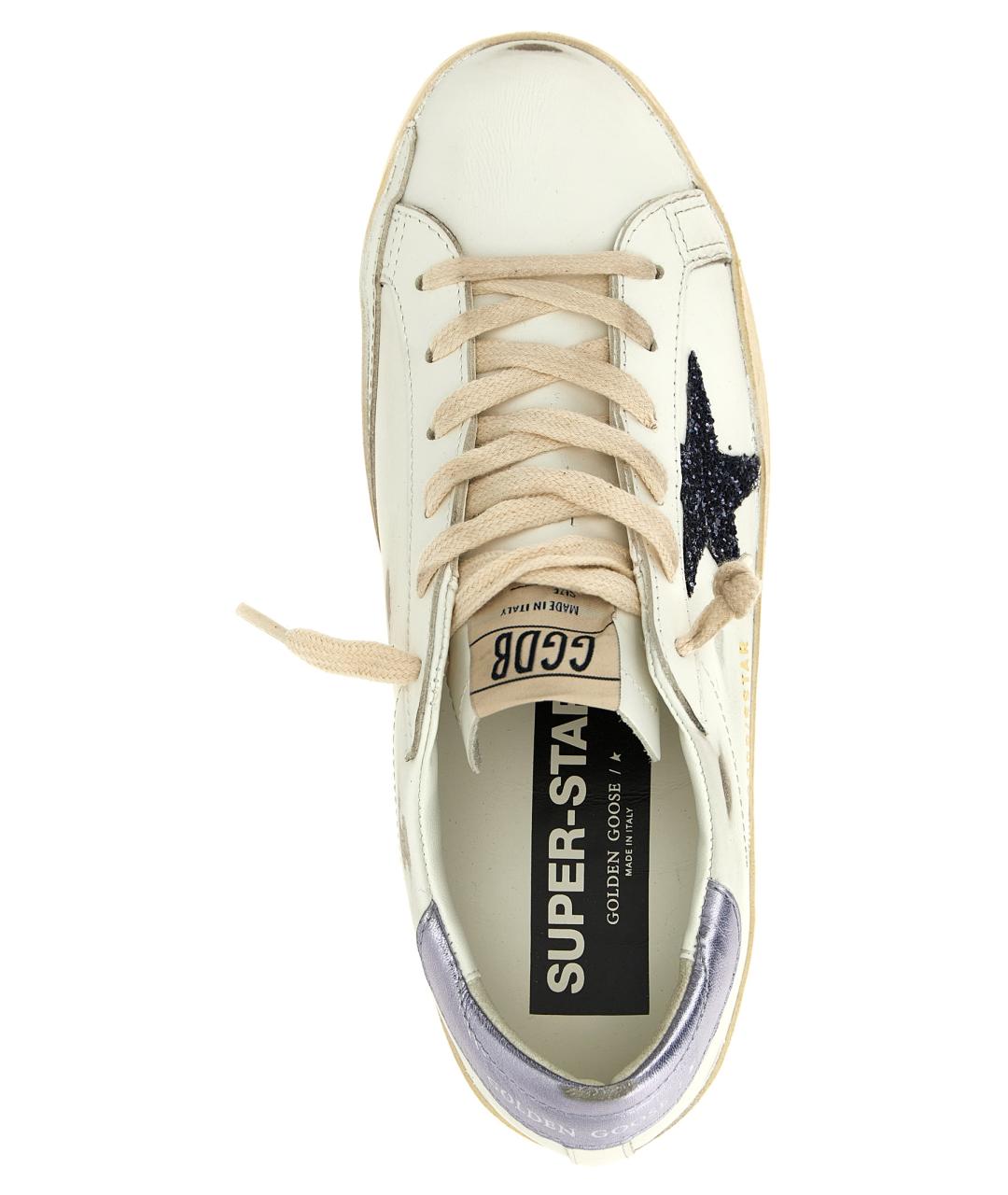 GOLDEN GOOSE DELUXE BRAND Мульти кожаные кеды, фото 4