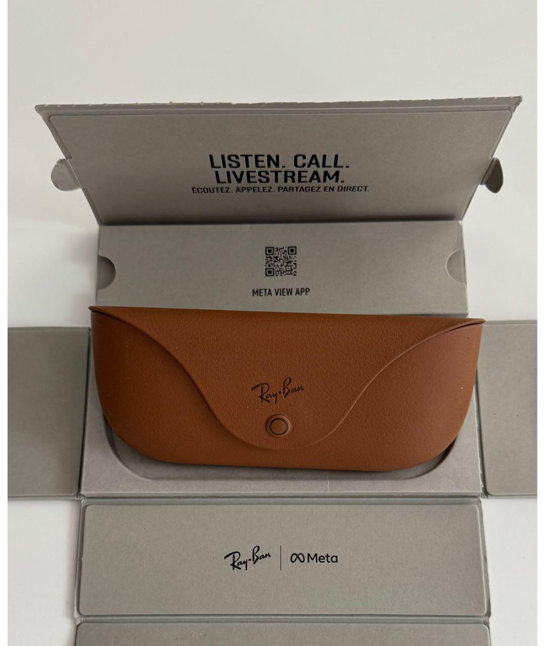 RAY BAN Черные пластиковые солнцезащитные очки, фото 5