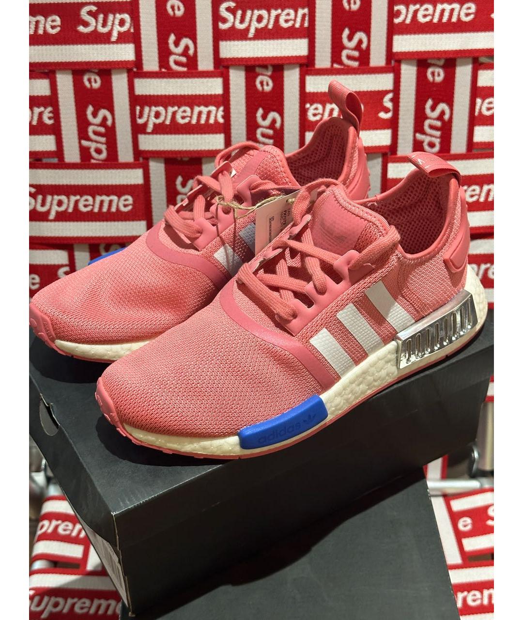 ADIDAS Розовые текстильные кроссовки, фото 5