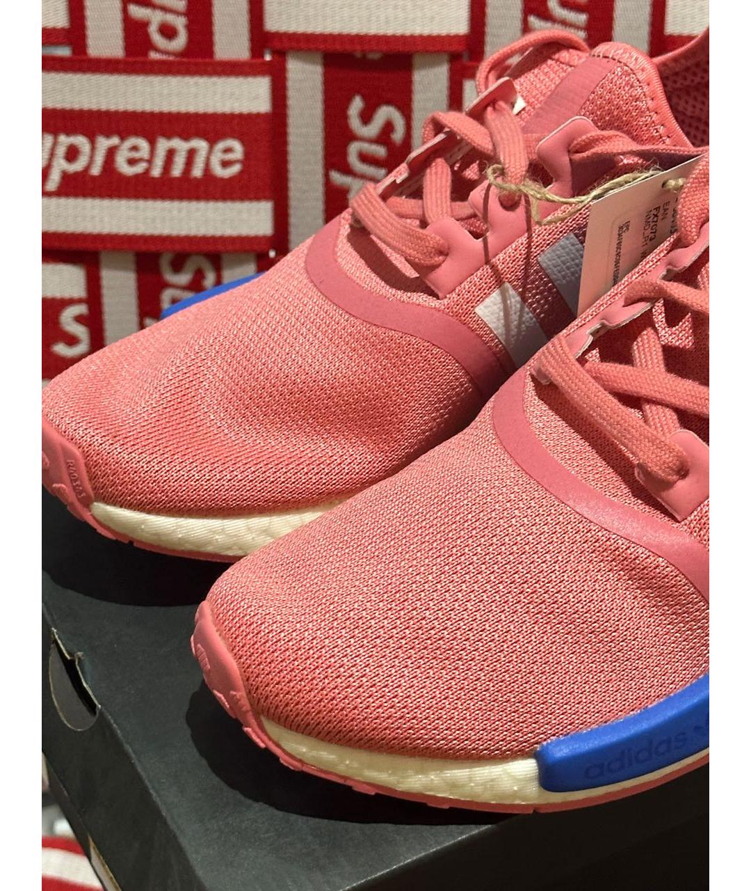 ADIDAS Розовые текстильные кроссовки, фото 6