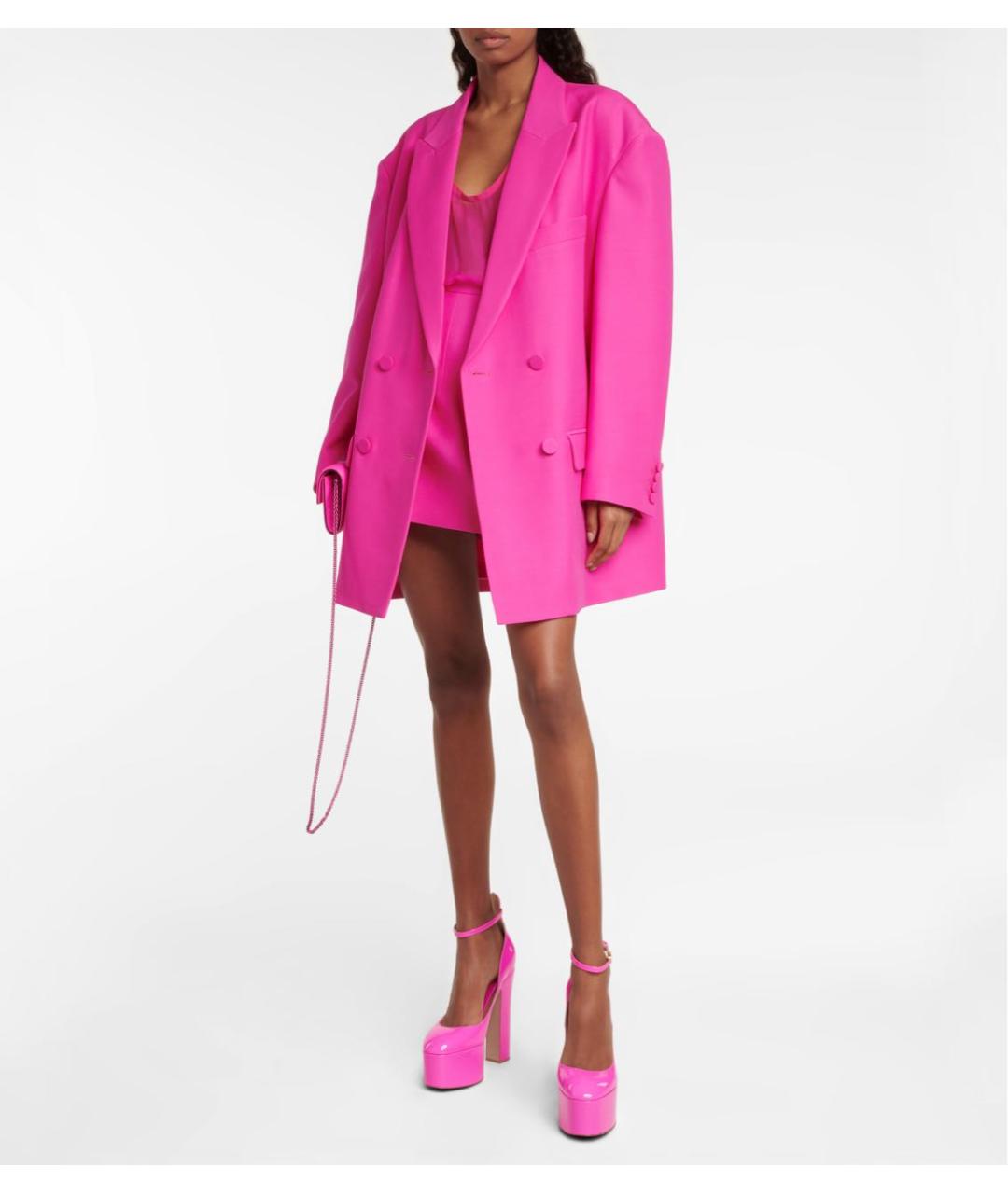 VALENTINO Розовые кожаные туфли, фото 4