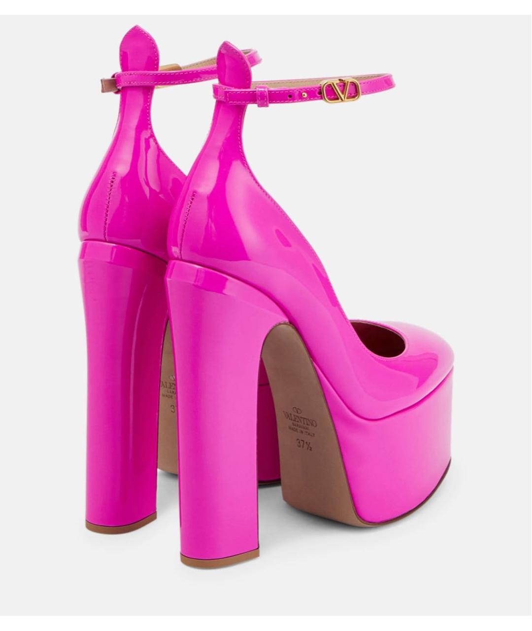 VALENTINO Розовые кожаные туфли, фото 5