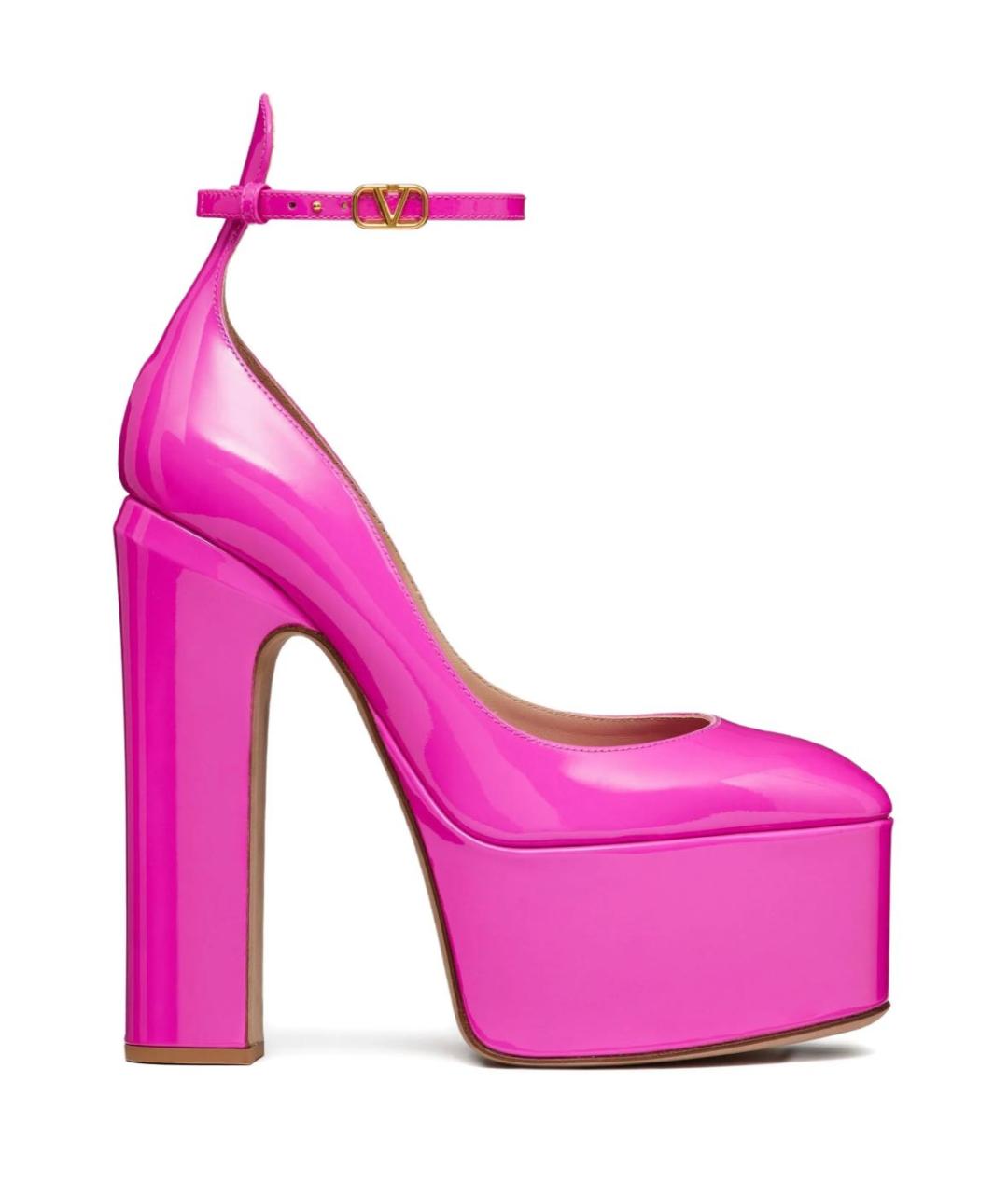 VALENTINO Розовые кожаные туфли, фото 7
