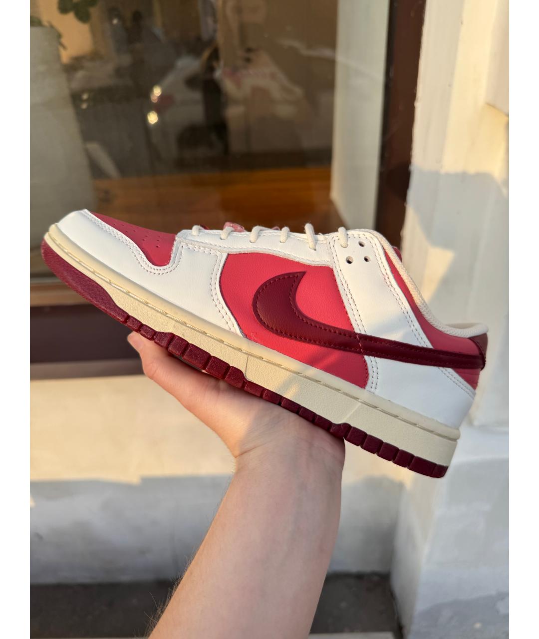 NIKE Розовые кожаные кроссовки, фото 9